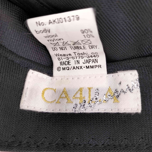 カシラ CA4LA ウールナイロン 6パネルキャップ レディース