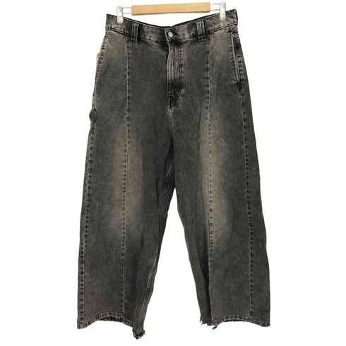 ザラ ZARA シームディテール バギーデニム メンズ 42