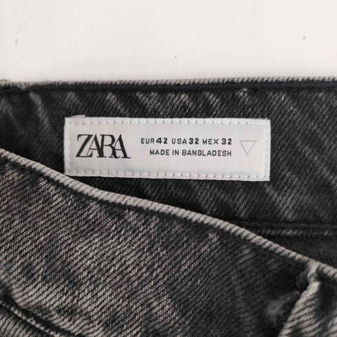 ザラ ZARA シームディテール バギーデニム メンズ 42