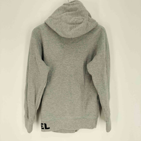 ディーゼル DIESEL S-ELECTRUM SWEATSHIRT リブ ロゴ ジップアップ パーカー メンズ import:XS