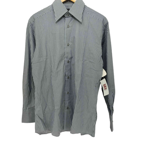 エルメネジルドゼニア Ermenegildo Zegna ストライプ レギュラーカラーシャツ メンズ JPN:S