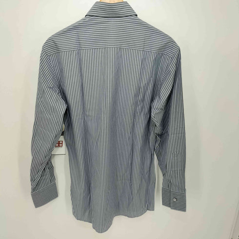 エルメネジルドゼニア Ermenegildo Zegna ストライプ レギュラーカラーシャツ メンズ JPN:S