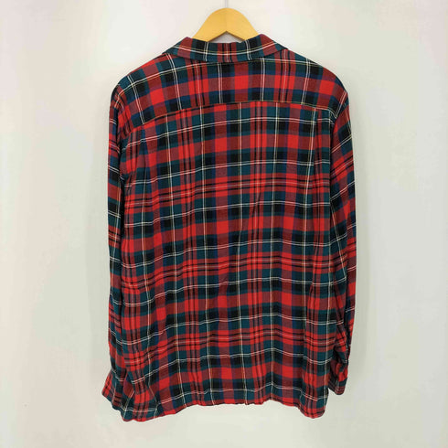 60S Kempton MACYS ケンプトン メイシーズ オープンカラー タータンチェックシャツ ボックスシルエット メンズ import:L
