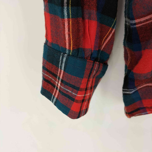 60S Kempton MACYS ケンプトン メイシーズ オープンカラー タータンチェックシャツ ボックスシルエット メンズ import:L