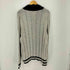 MARK HONORS COLLECTION USA製 100% HIHGLAND COTTON チルデンニット メンズ import:L