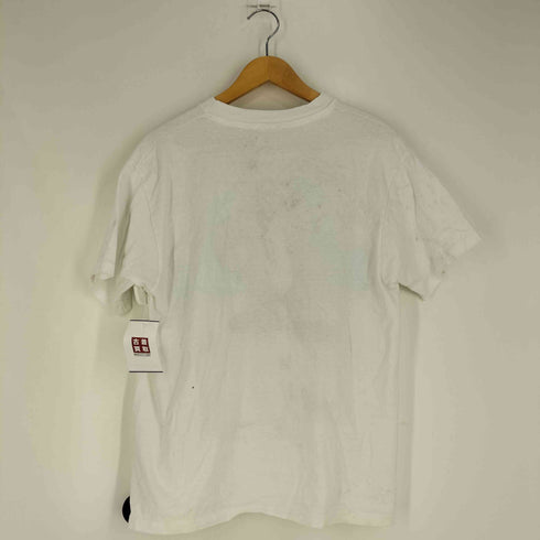 ヘインズ Hanes 80s USA製 シングルステッチ キャラクタープリント Tシャツ メンズ import:L