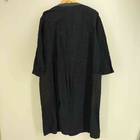 プランテーション Plantation 19ss エンボスシワ加工 フロントポケットワンピース レディース M