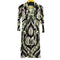 エミリオプッチ EMILIO PUCCI プッチ 柄 Vネック ベルテッド レーヨンワンピース レディース I 40