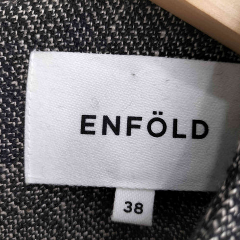 エンフォルド ENFOLD アシンメトリーヘムカットソー レディース 38