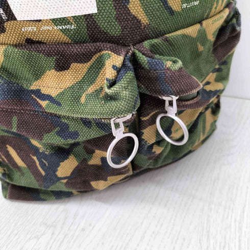 オフホワイト OFF-WHITE CAMOU BACKPACK カモフラ ロゴ バックパック メンズ