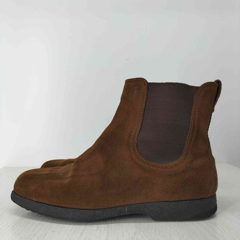 トッズ TOD’S スエード サイドゴアブーツ メンズ UK:6.5