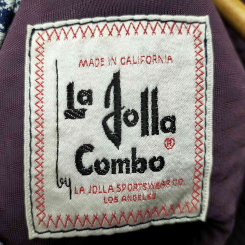 La Jolla Combo 70S 千鳥格子 ボックスシャツジャケット メンズ