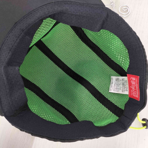 マンハッタンポーテージ Manhattan Portage Sunshade Cap ロゴプリント メッシュ ジェットキャップ メンズ FREE