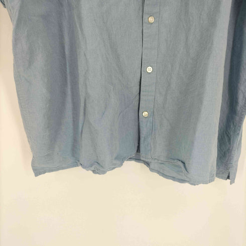 オービス ORVIS リネン コットン S/S バンドカラー シャツ メンズ import:XXL
