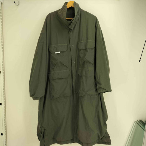 フィルマム FIRMUM ナイロンタッサーガーメントダイスタンドカラーリバーシブルコート メンズ M