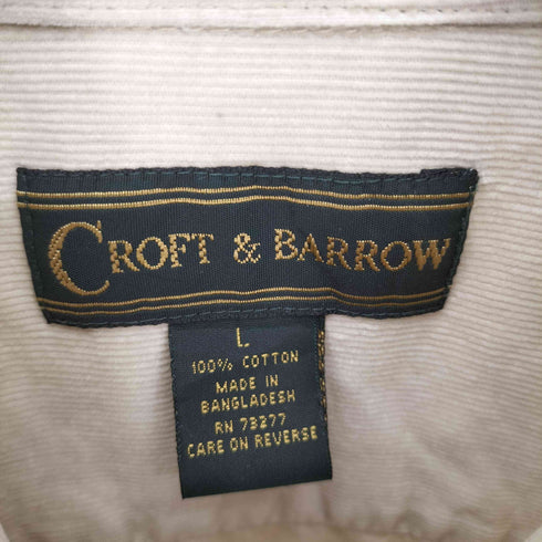 クラフトアンドバロー Croft&Barrow B.D L/S コーデュロイ シャツ メンズ import:L