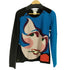 ソニアリキエル SONIA RYKIEL カシミヤ混 肖像画 グラフィック ビジューウールニット レディース 44