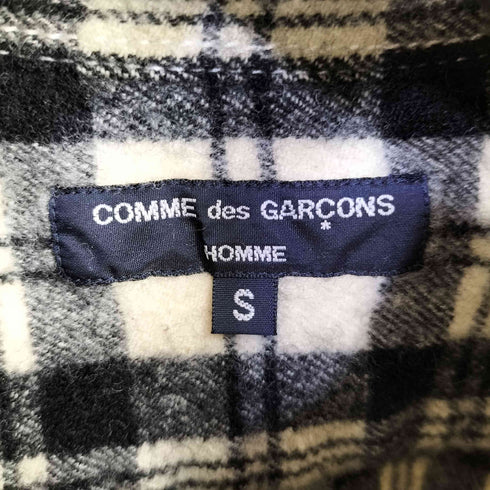 コムデギャルソンオム COMME des GARCONS HOMME AD2011 Wool Plaid Shirt メンズ JPN:S