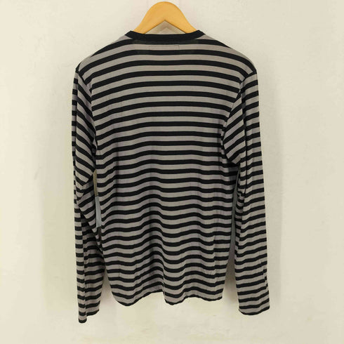 アニエスベー agnes b. L/S ヘンリーネックボーダーTシャツ メンズ JPN:2