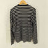 アニエスベー agnes b. L/S ヘンリーネックボーダーTシャツ メンズ JPN:2