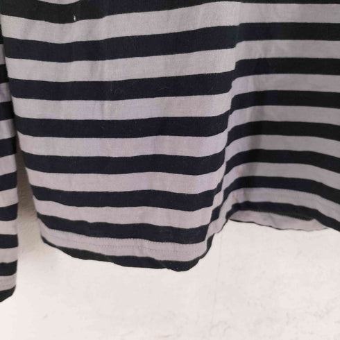 アニエスベー agnes b. L/S ヘンリーネックボーダーTシャツ メンズ JPN:2