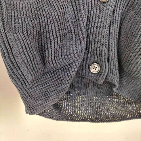 マーガレットハウエル MARGARET HOWELL CHUNKY LINEN ショールカラーカーディガン メンズ JPN:2