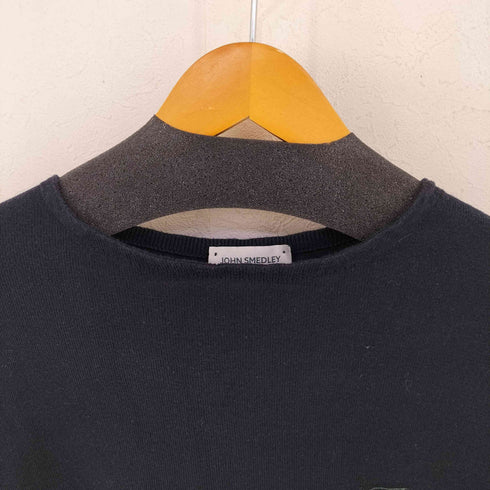 ジョンスメドレー JOHN SMEDLEY イギリス製 コットンクルーネックニット メンズ import:M