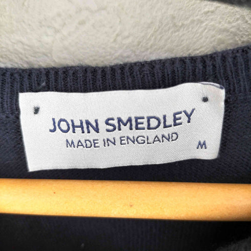 ジョンスメドレー JOHN SMEDLEY イギリス製 コットンクルーネックニット メンズ import:M