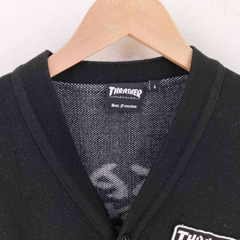 スラッシャーマガジン THRASHER MAGAZINE SKATE AND DESTROY カーディガン メンズ JPN:S