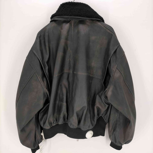 メゾンスペシャル MAISON SPECIAL 24AW Sheep Leather Mouton Prime-Over G-1 Flight Jacket メンズ JPN:2