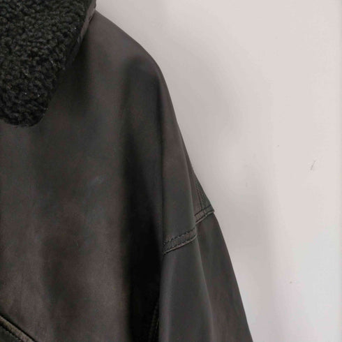 メゾンスペシャル MAISON SPECIAL 24AW Sheep Leather Mouton Prime-Over G-1 Flight Jacket メンズ JPN:2