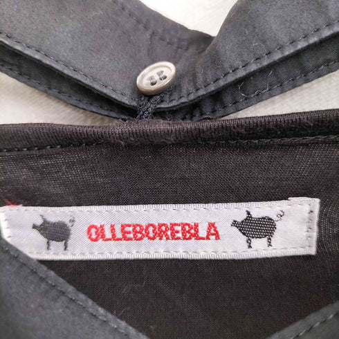 アルベロベロ OLLEBOREBLA ぶたさん刺繍 半袖チュニック レディース