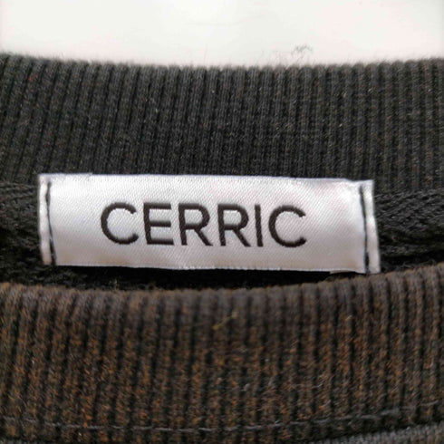cerric プリントクルーネックスウェット メンズ FREE