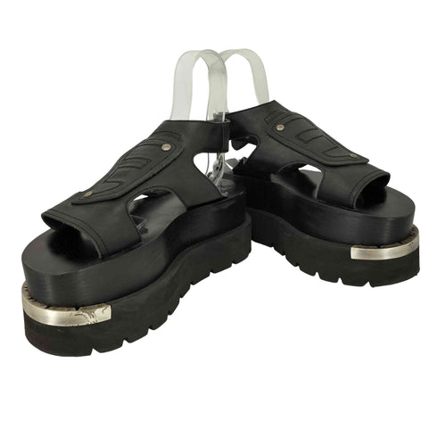 エムエムシックスメゾンマルジェラ MM6 Maison Margiela 厚底 プラットフォーム サンダル レディース 39