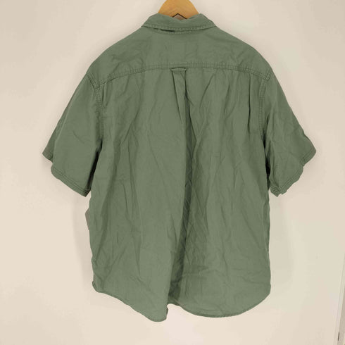 エディーバウアー Eddie Bauer ロゴ 刺繍 West End B.D S/S シャツ メンズ import:XXL