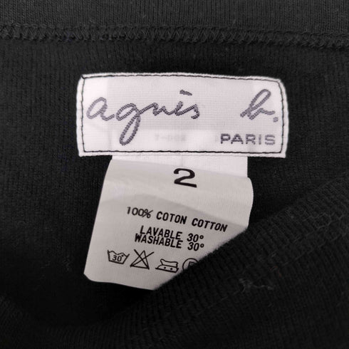 アニエスベー agnes b. PARIS ボートネック コットン ニット カットソー レディース 2