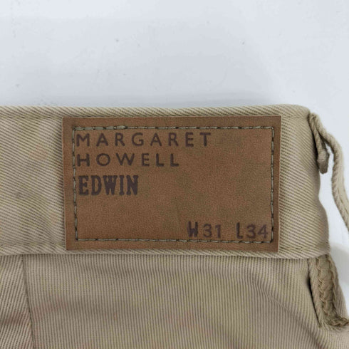 マーガレットハウエル MARGARET HOWELL ストレートチノパンツ メンズ 31×34