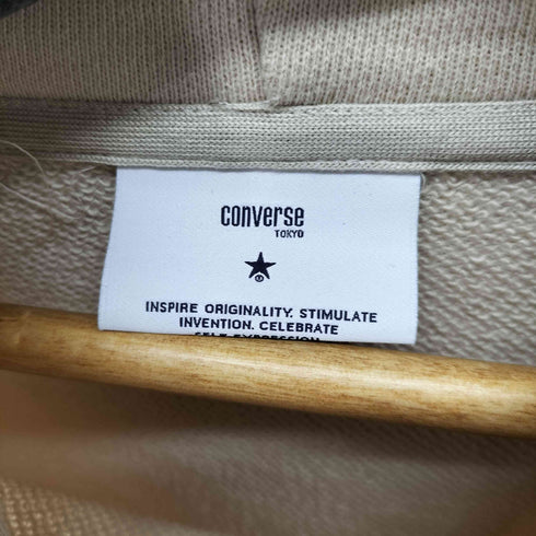コンバーストウキョウ CONVERSE TOKYO ロゴプリントプルオーバーパーカー メンズ