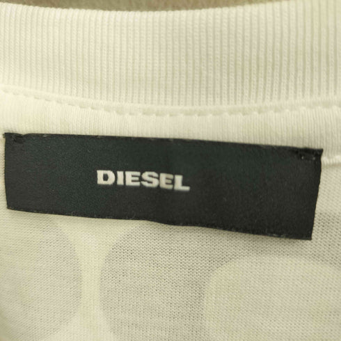 ディーゼル DIESEL FLOOW バックプリント ドッキングデザイン ノースリーブワンピース レディース S