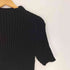 ニューヨーカー NEWYORKER アクリル ナイロン ラメ ボトルネック 畦編み ニット Tシャツ レディース import:M