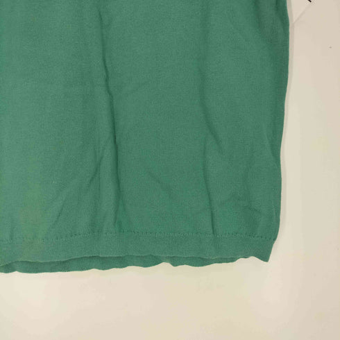 ジェイクルー J.CREW 90S 緑タグ ポルトガル製 コットン ニット ノースリーブ トップス レディース import:S