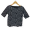 ダナキャランニューヨークジーンズ DKNY JEANS ロゴ 総柄 コットン ポリ ストレッチ Tシャツ レディース