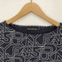 ダナキャランニューヨークジーンズ DKNY JEANS ロゴ 総柄 コットン ポリ ストレッチ Tシャツ レディース