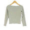 アニエスベー agnes b. PARIS フランス製 霜降り ボートネック コットン L/S カットソー レディース 2