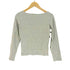 アニエスベー agnes b. PARIS フランス製 霜降り ボートネック コットン L/S カットソー レディース 2