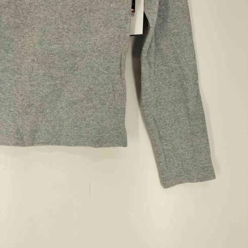 アニエスベー agnes b. PARIS フランス製 霜降り ボートネック コットン L/S カットソー レディース 2
