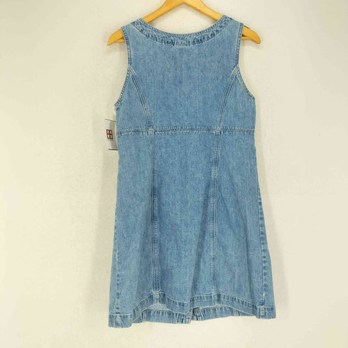 ギャップ Gap ボタンフライ ノースリーブ デニムワンピース レディース