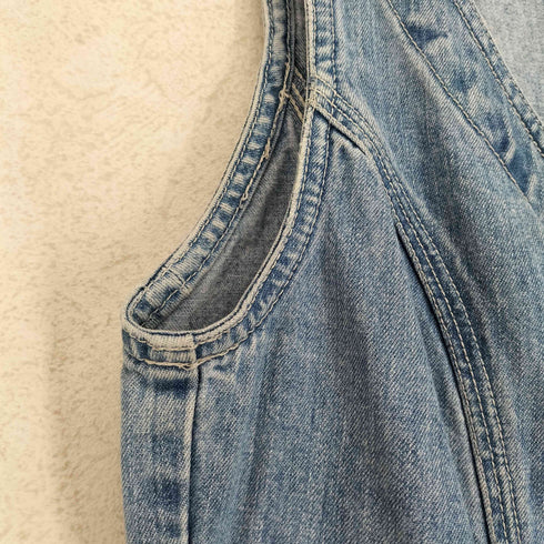 ギャップ Gap ボタンフライ ノースリーブ デニムワンピース レディース
