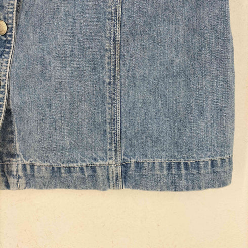 ギャップ Gap ボタンフライ ノースリーブ デニムワンピース レディース