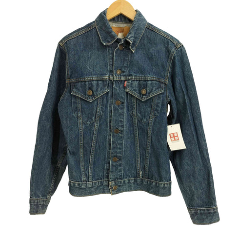 リーバイス Levis 70-80s USA製 ボタン裏52 スモールe 紙パッチ 4thデニムトラッカージャケット メンズ 35